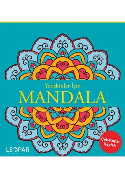 Yetişkinler İçin Mandala - Mavi