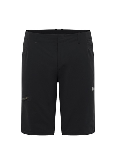 Jack Wolfskin A63784-6000 Prelight Stride Shorts M Erkek Spor Şort Siyah