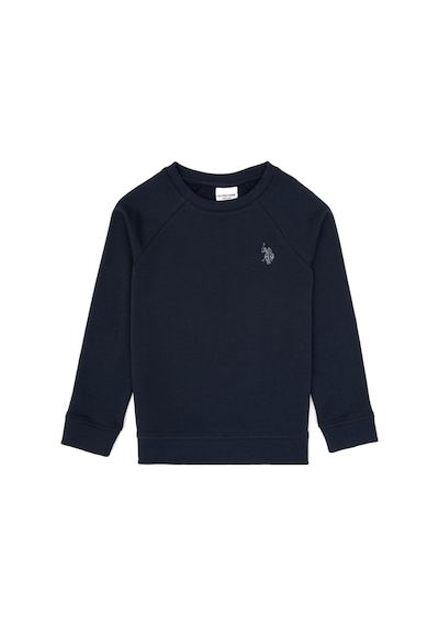 U.S. Polo Assn. Erkek Çocuk Açık Lacivert Basic Bisiklet Yaka Sweatshirt 50313832-VR059