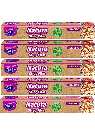 Natura Streç Film 15 Mt 5 Paket