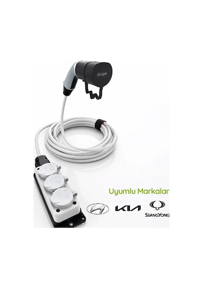 Plugen V2l Adaptör 8 Metre 3'lü Uzatma Prizli - Hyundai / Kia / Ssangyong Uyumlu Araçtan 220v Priz Çıkışı