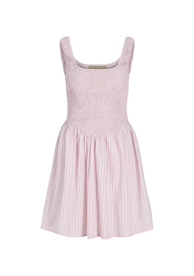 Jack & Jones Kadin Stretch Fit Mini Elbise - Caro - 12301544 Pink Lady