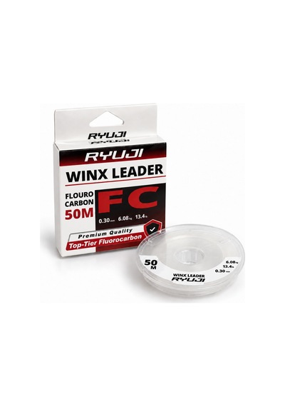 Fluorocarbon Lider Misina - Ryuji Winx Leader - 50 Mt - 0,30mm