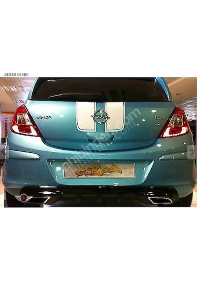 Opel (Plastik) Corsa D Egzoz Görünümlü Difüzör