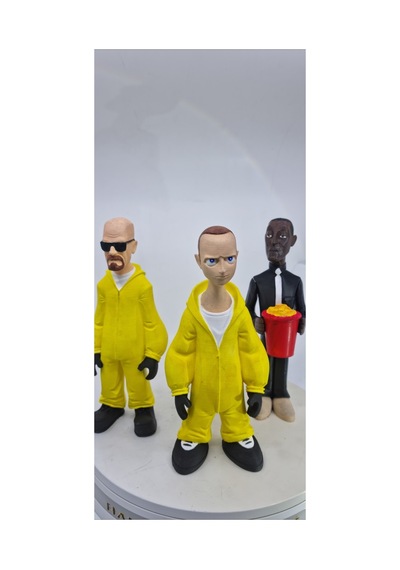 Breaking Bad 3 Lü Figür Set 20 Cm Walter White Jesse Pinkman Gustavo Fring
