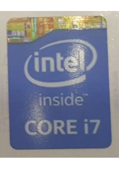 OEM İntel inside Core i7 Sticker Etiket D5