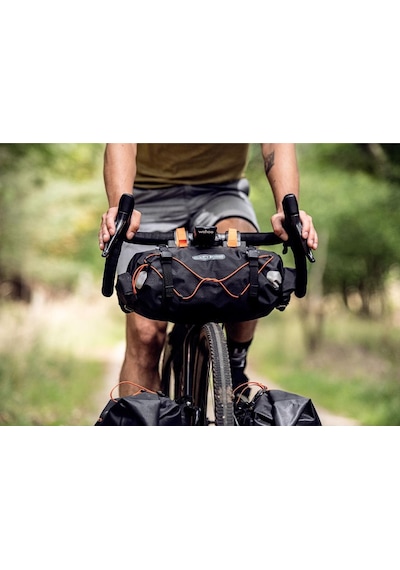 Ortlieb Bikepacking F9922 Gidon Çanta 15l Siyah Turuncu Siyah
