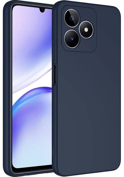 Realme C53 Kılıf Zore Mara Lansman Kapak Lacivert