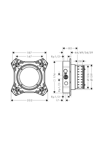 Hansgrohe Unıversal Ic Set Ibox 2 01500180 Diğer