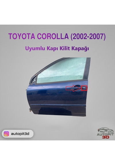 Toyota Corolla 2002 2007 Uyumlu Kapı Kilit Kapağı
