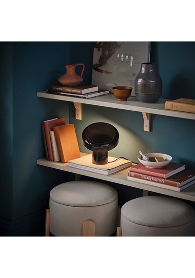 Ikea Blomprakt Bluetooth Hoparlörlü Lamba, Siyah, 22 Cm