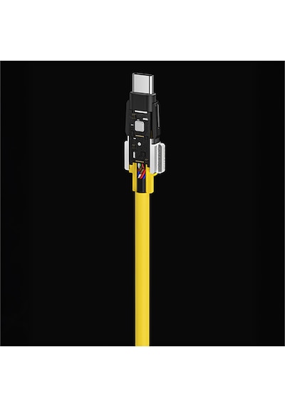 Sharge Phantom USB-C to USB-C 240W Hızlı Şarj Kablosu - Sarı
