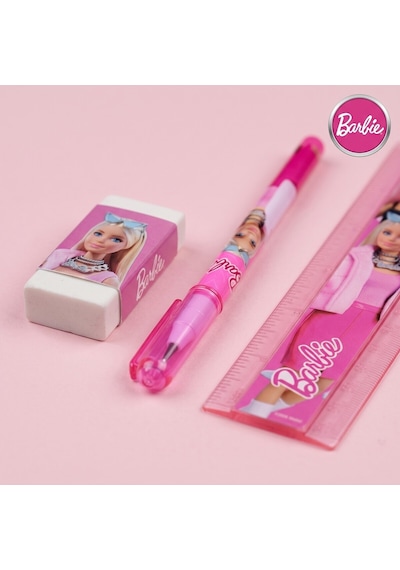 Bakgelal Barbie Resimli Okul Kırtasiye Seti Kalem Kutulu Makas, Kalemtıraş, Silgi, Cetvel Ve Kurşun Kalem - 9070925135812