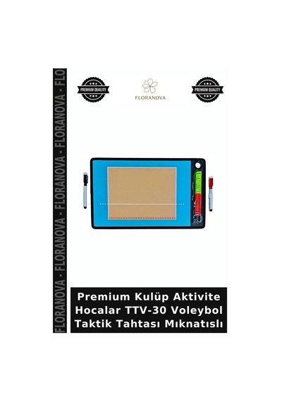 Premium Kulüp Aktivite Hocalar Ttv-30 Voleybol Taktik Tahtası Mıknatıslı
