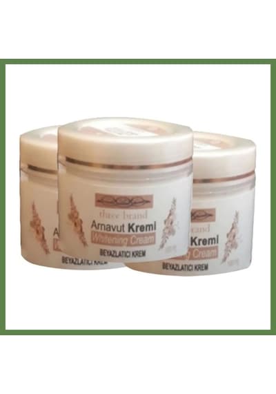 Bezos Süper Three Brand Arnavutkremi 3 Adet Adet Whitens Cream Tümbölge Kremi 100 Ml Hb006