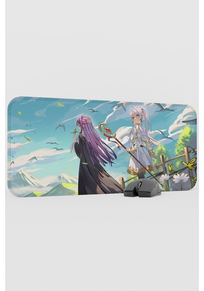 Sousou No Frieren Anime V2 - 70x30 Xl Gaming Kauçuk Kaymaz Taban Mouse Pad Fare Altlığı