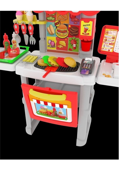 52 Parça 78 Cm Fast Food Restaurant 9247