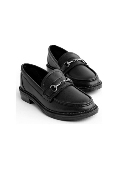 Potinonline 1363 Kadın Tokalı Loafer Günlük Ayakkabı 001