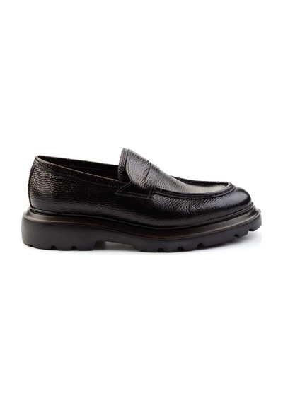 Bambi Kahve Leather Erkek Loafer Ayakkabı E01310113240 Kahve