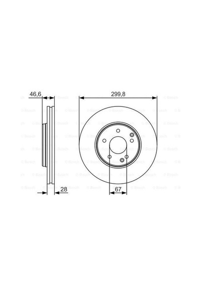 Bosch 0986479r79 Fren Diski Ön W203 00-07 Cl203 02-08 C209 02-09 W210 97-02 R170 00-03 2104211212
