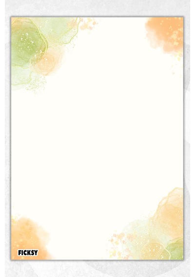 A5 Çiçek Bloknot Çizgisiz Defter - 50 Yaprak - Memopad - Notepad - Not Defteri - Not Kağıdı - 3220 Çok Renkli