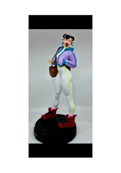 Street Fighter Chun Li Figür 31 Cm Game Sporcu Chun Li Figür