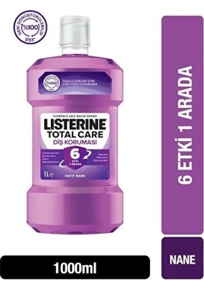 Listerine Ağız Bakım Suyu Total Care 1 L