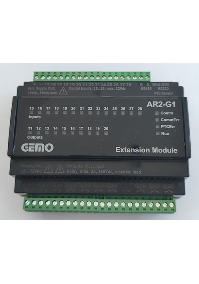 Gemo Ar2-g1-24vdc-14d ,24vdc 14d/10r Plc Ek Modül