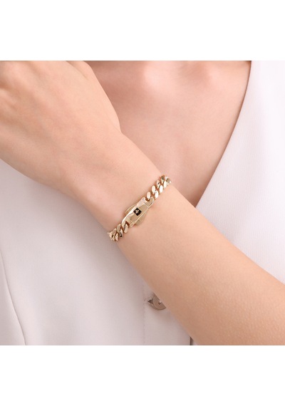 Altınbaş Altınbaş Golden Chain Bileklik Abl0382-y-24737-75mm Çok Renkli