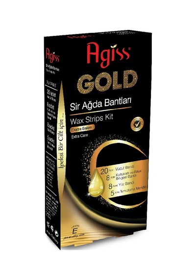 Agiss Gold Tüm Vücut Sir Ağda Bantları 41'li