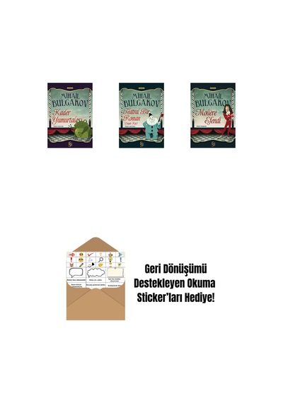Kader Yumurtaları + Teatral Bir Roman + Moliere Efendi + Okuma Sticker'ları