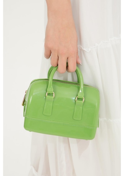 Smart Bags Kadın El Ve Omuz Çantası Küçük Boy Zincirli Beyaz