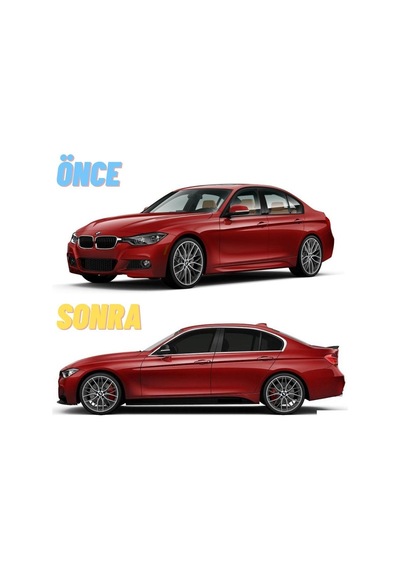Bmw 3 Serisi F30 Krom Cam Çerçevesi Set 2012-2018 8 Parça