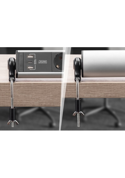 Ofis İçin 6 Prizli Çoklu Priz, 3 Adet Usb 2xusb-a +1xusb A