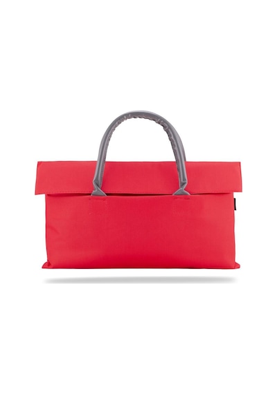 Classone Byn-el002 Wtxpro Su Geçirmez Kumaş 13-14 İnch Bayan Laptop, Notebook, Apple Uyumlu MacBook Air El Çantası- Tote Bag - Kırmızı