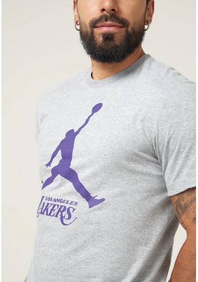 Nike Jordan Los Angeles Lakers Erkek Pamuklu T-shirt