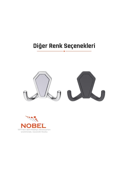Vi Lla Askı, Metal Vestiyer Askısı, Matsiyah, Duvar Ve Dolap Askılığı 5'li Set Vidalı Matsi Yah