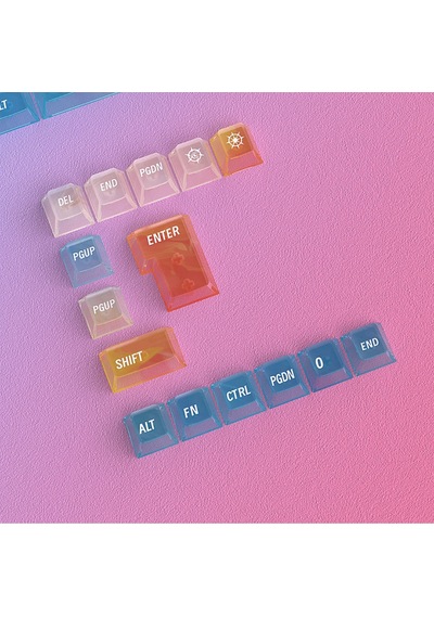 Nebula Bulutu Keycaps Renkli Sisli Mekanik Rgb Klavye Tuş Takımı Blue