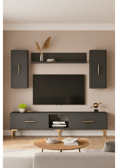 Tvr1515a - İda Tvr150 Tv Ünitesi Takım Antrasit 150cm