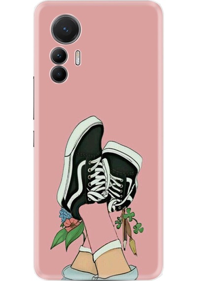 Xiaomi 12 Lite Kılıf Resimli Desenli Baskılı Silikon Dog And Girl 1359