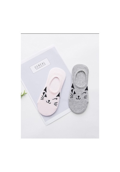 Footmania 5 Çift Sevimli Kedi Desenli Kadın Görünmez Babet Çorap Seti Çok Renkli Footmania 5 Çift Sevimli Kedi Desenli Kadın Görünmez Babet Çorap Seti Çok Renkli