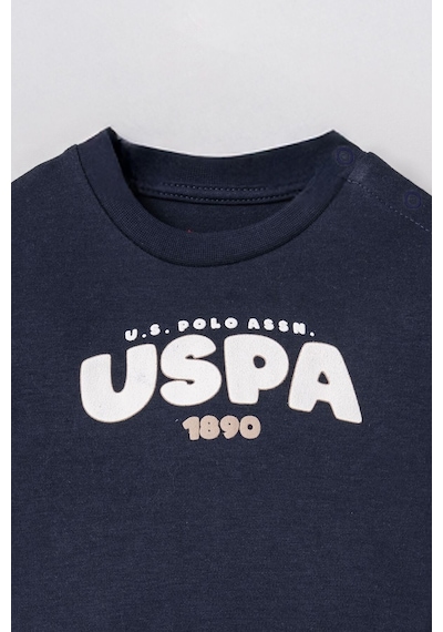 U.S. Polo Assn. Erkek Bebek Nakışlı Sarı Hırkalı Takım Usb3191-c-v1 Usb3191-c-v1