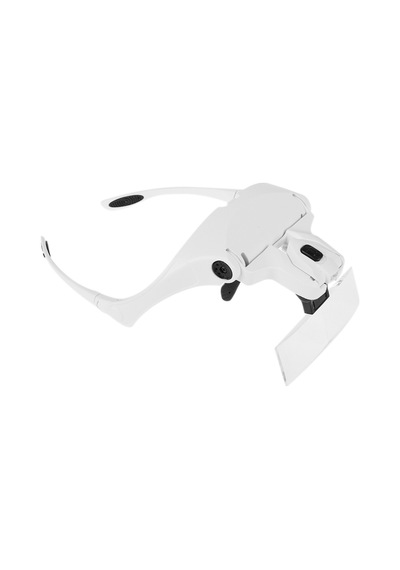 5 Lens 1.0x-3.5x Büyüteç Gözlük - Beyaz - 2 Led Işıklı Um129790-1 Yurt Dışından