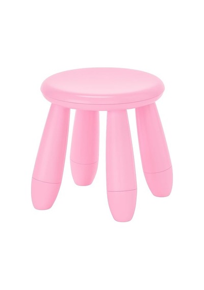 Ikea Mammut Çocuk Taburesi, Pembe