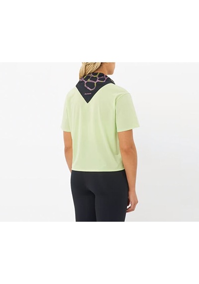 Salomon Tracklıne Ss Tee W Kadın Günlük Tişört Lc2846400 Yeşil