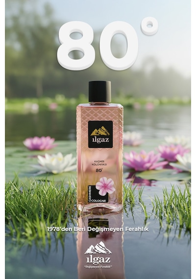 Ilgaz Kaşmir Kolonyası 2'li Set 80 Derece 400 Ml Elegance Series