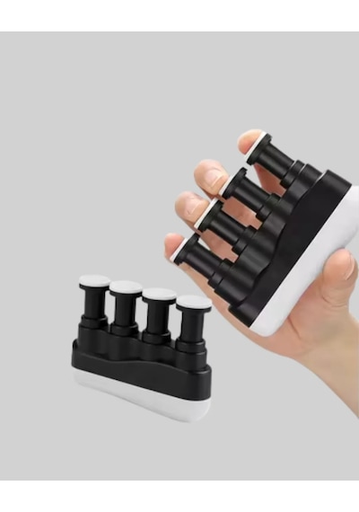 Ergonomik Parmak Egzersiz Aleti El Ve Bilek Güçlendirici Siyah