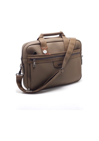 Los Angeles Polo Club Vizon Unisex Laptop & Evrak Çantası Kahverengi