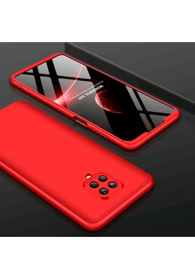 Redmi Note 9 Pro Kilif Zore Kamera Korumali Tam Koruma Ays 232687707 - Kampanya-Renk / Nano Ekran Koruyucu(+25)-Siyah-Mavi