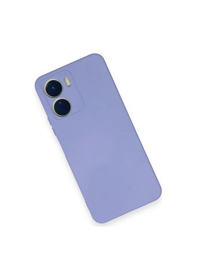 Newface Vivo Y16 Kılıf Nano İçi Kadife Silikon - Lila